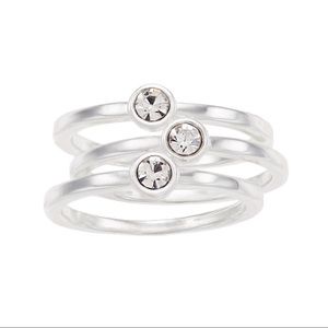 2/$15 Lauren Conrad Simulated Stone Ring Set